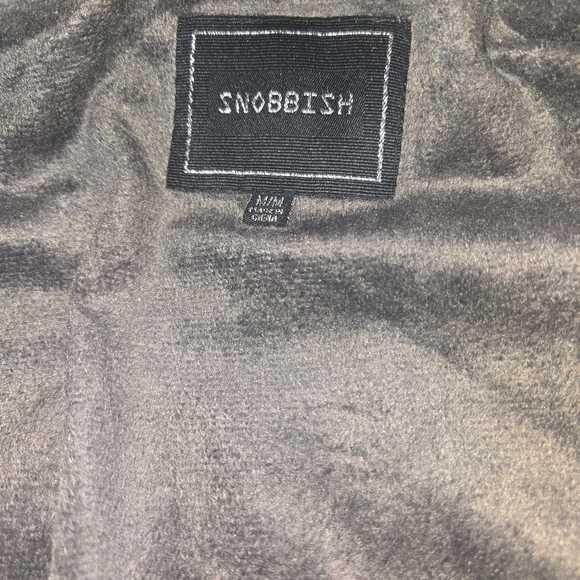 Gray Puffer Vest with Black Accents - Picture 2 of 6